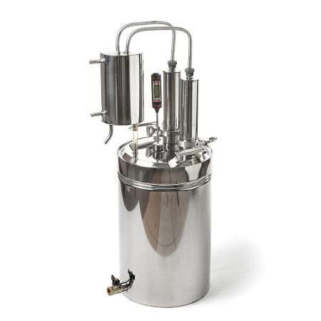 Cheap moonshine still kits "Gorilych" double distillation 10/35/t with CLAMP 1,5" and tap в Нижнем Новгороде